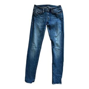 Womens Ralph Lauren Denim & Supply Lightly Distressed Skinny Jeans - Sz 26 / 32